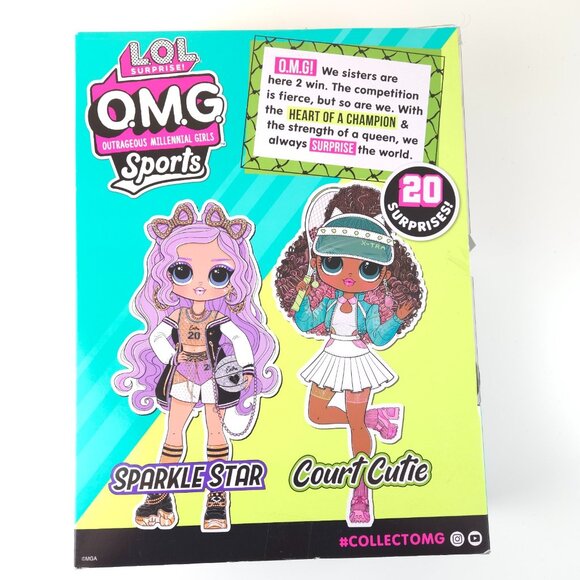 L.O.L. Surprise! OMG Sports Series Court Cutie Doll Multiple Fashion Accessories - Picture 5 of 13